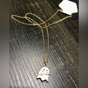 2 for $10. Petite Ghost Necklace